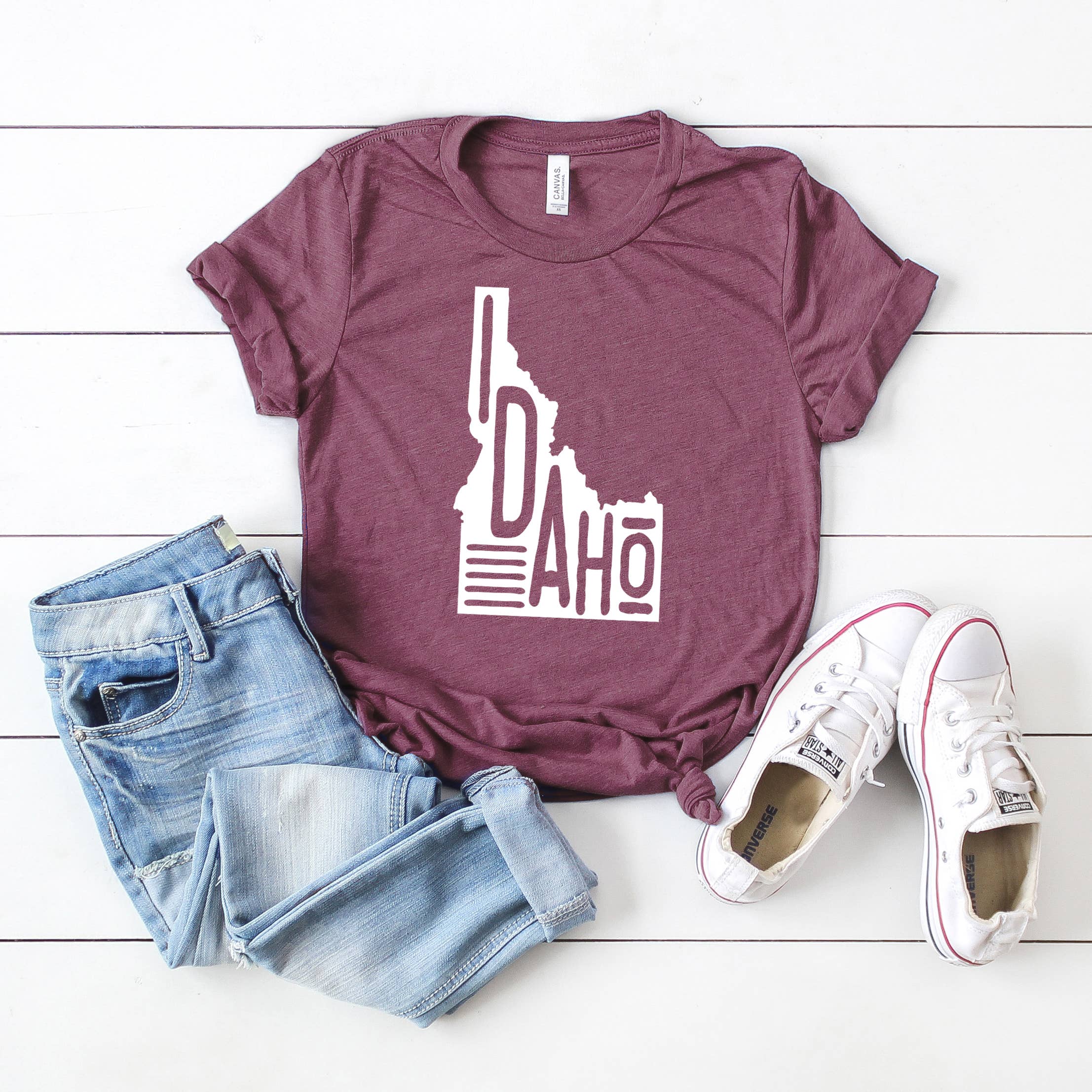 Idaho Typography | Short Sleeve Graphic Tee