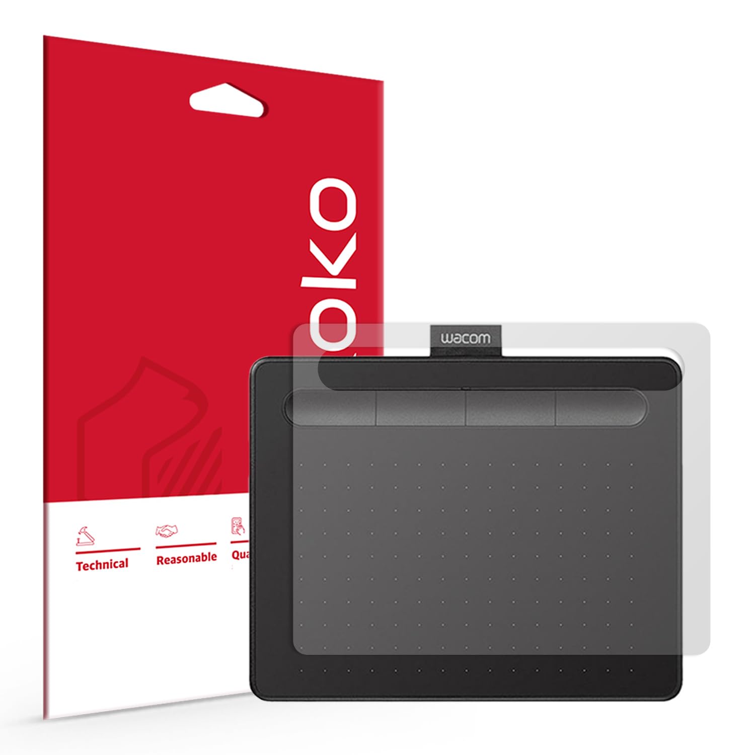 Skoko Anti Glare Matte & Soft Paper feel Film Screen Protector (2pcs) compatible with Wacom Intuos CTL 4100 / CTL 4100WL