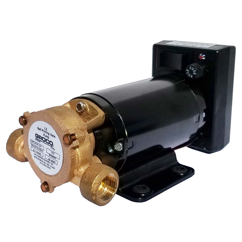 GROCO Commercial Duty Reversing Vane Pump - 24V - SPO-80-R 24V