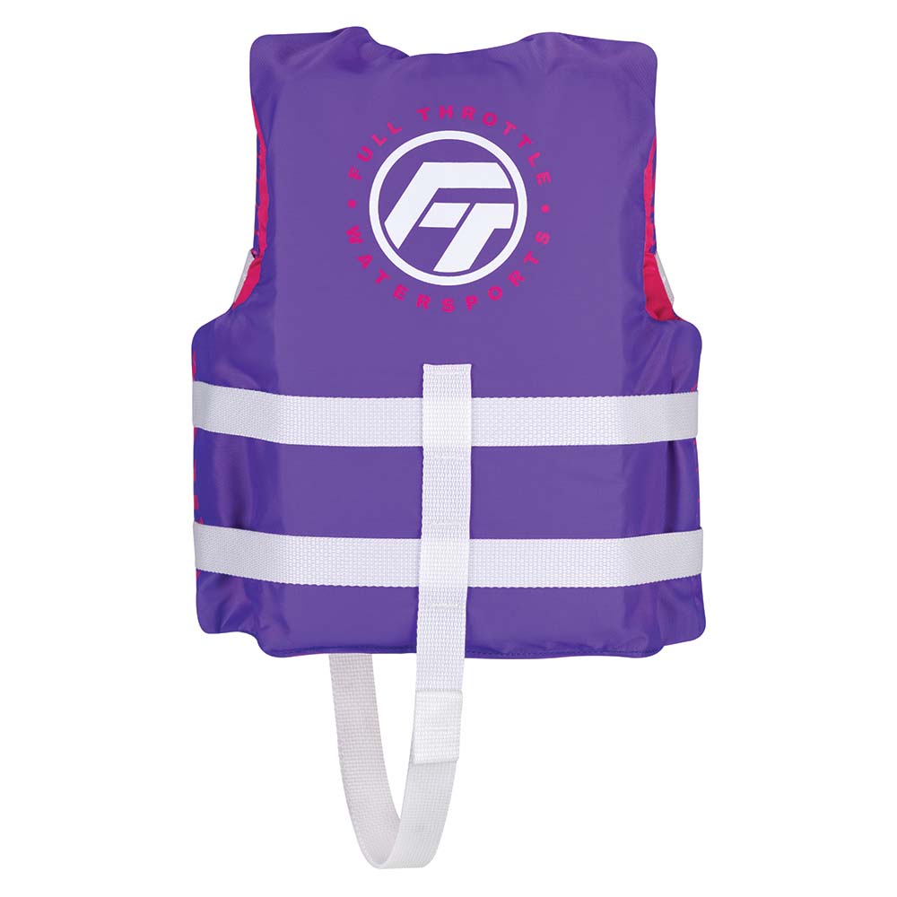 Full Throttle Child Nylon Life Jacket - Purple - 112200-600-001-22