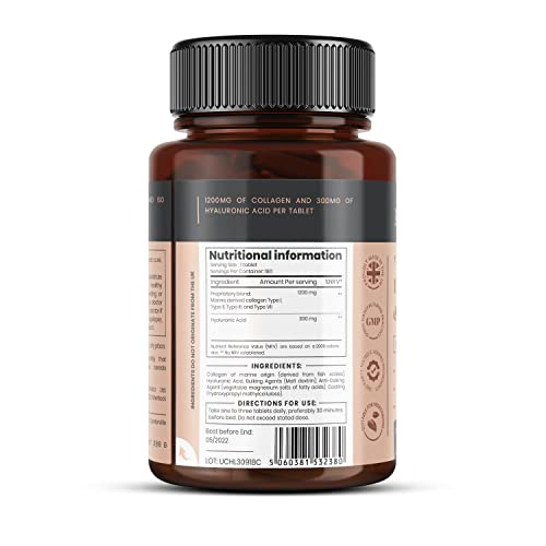 UltraColl Collagen & Hyaluronic Acid 1500mg x 360