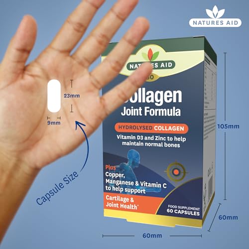 Natures Aid Collagen Joint Formula with Vitamin C Capsules