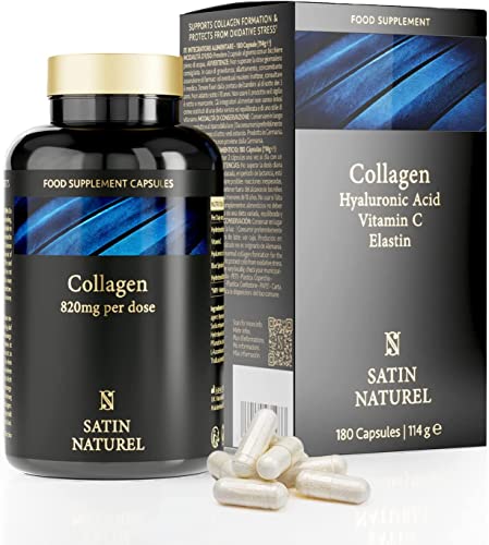 Collagen Capsules 820mg - 180 High Strength Capsules