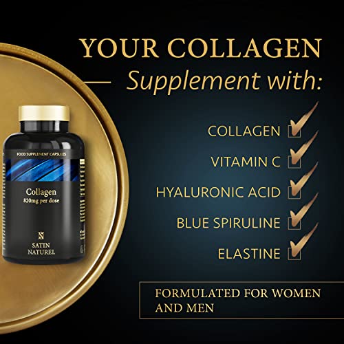 Collagen Capsules 820mg - 180 High Strength Capsules