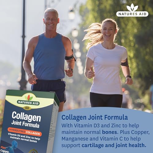 Natures Aid Collagen Joint Formula with Vitamin C Capsules