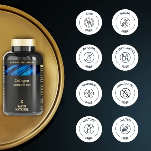 Collagen Capsules 820mg - 180 High Strength Capsules