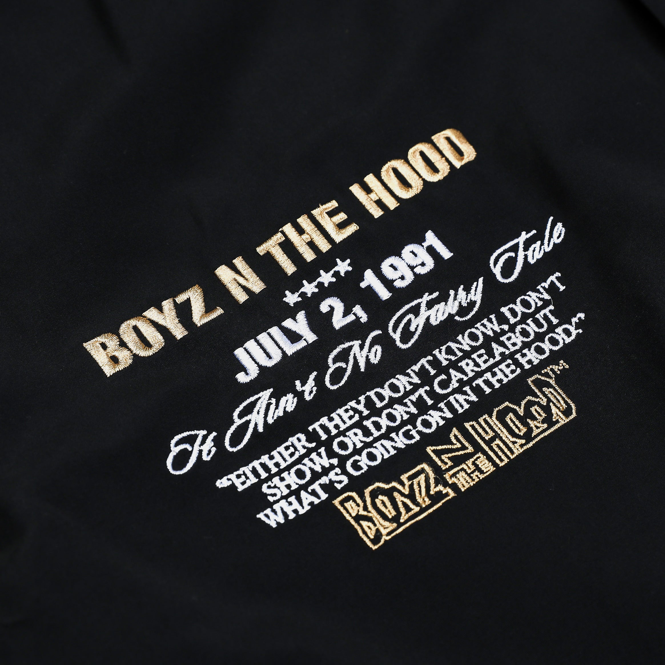 SP x Boyz N The Hood 1991 Trucker Mens Jacket (Black)