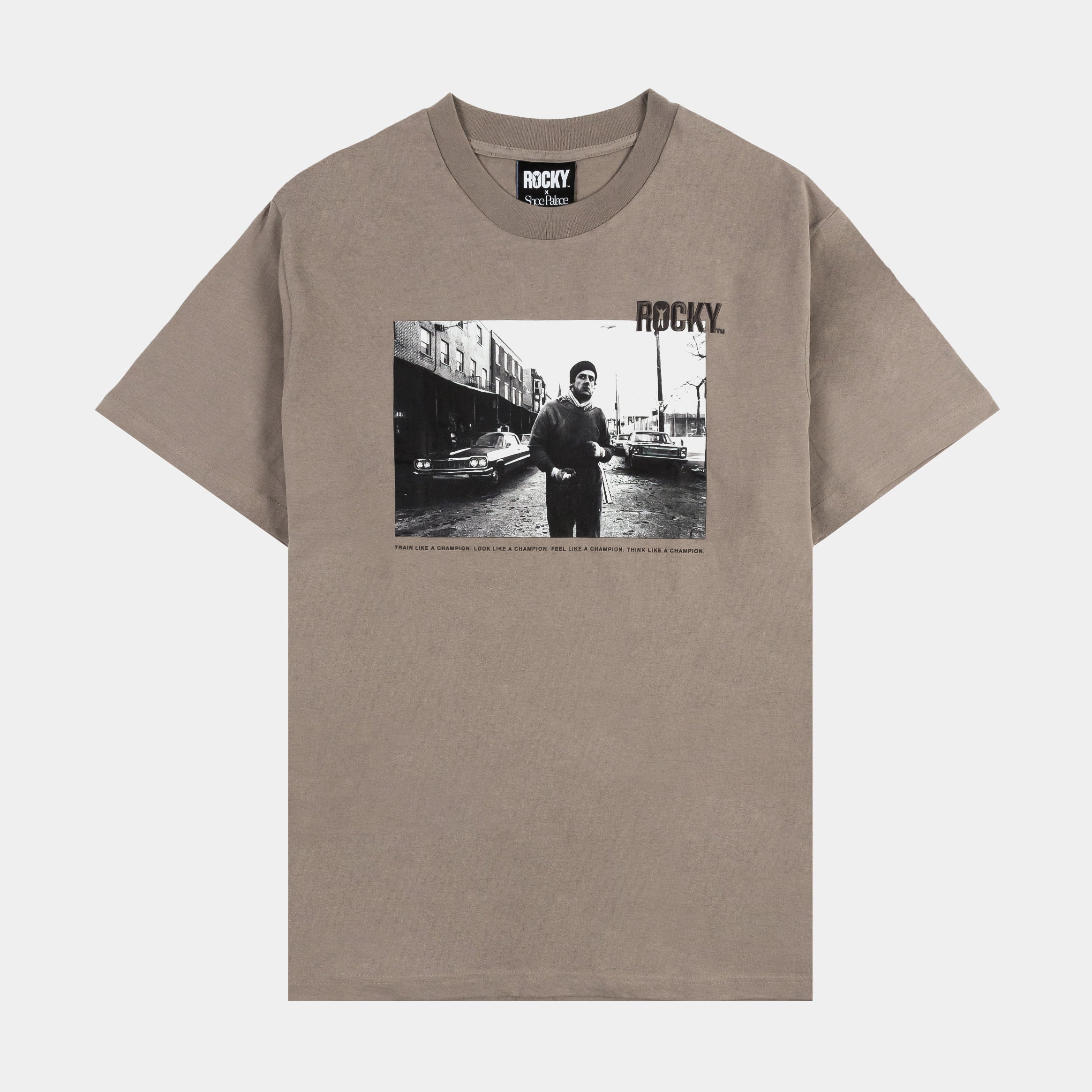 Rocky x SP Like A Champion Mens Short Sleeve Shirt (Taupe)