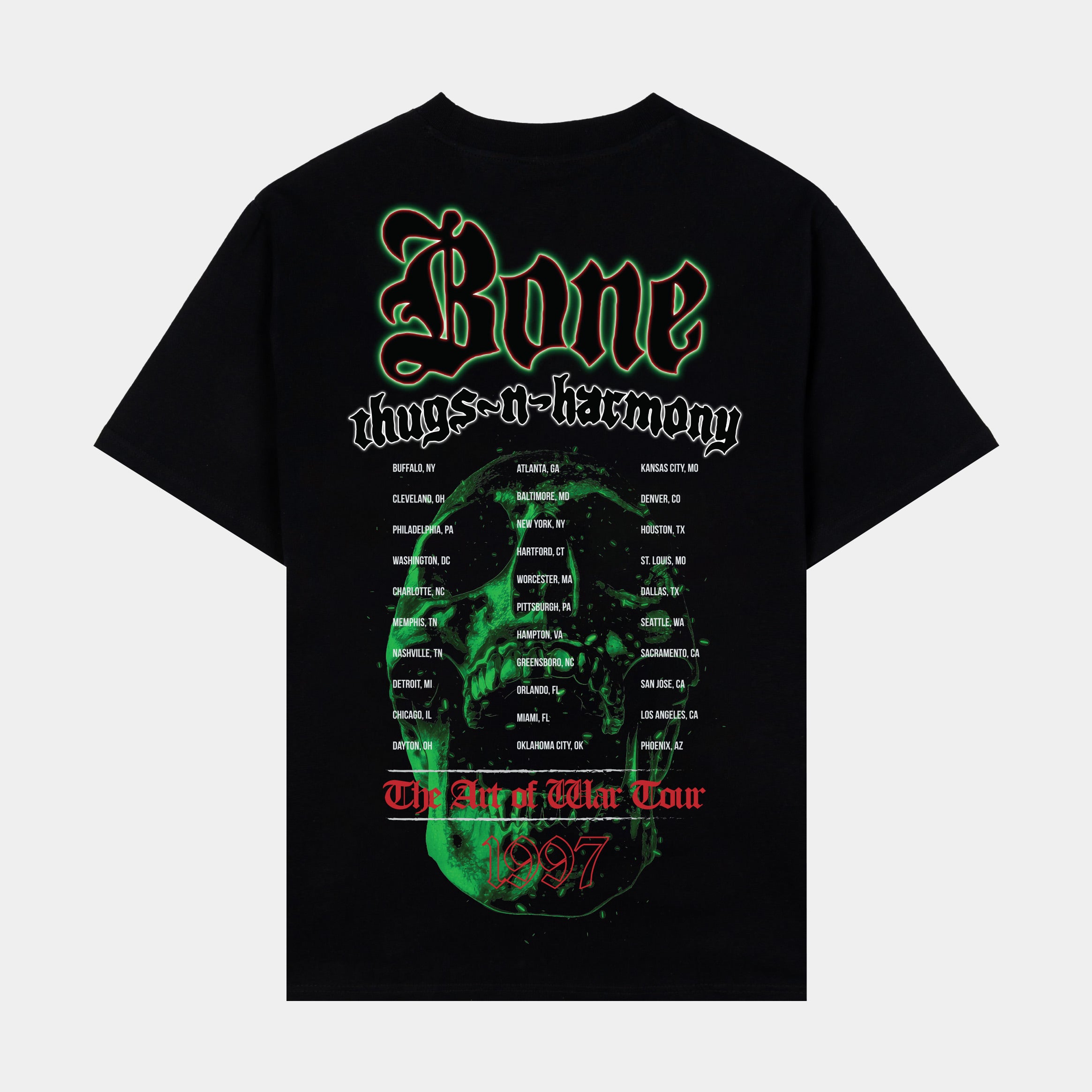 SP x Bone Thugs N Harmony 1999 Tour Mens Short Sleeve Shirt (Black)