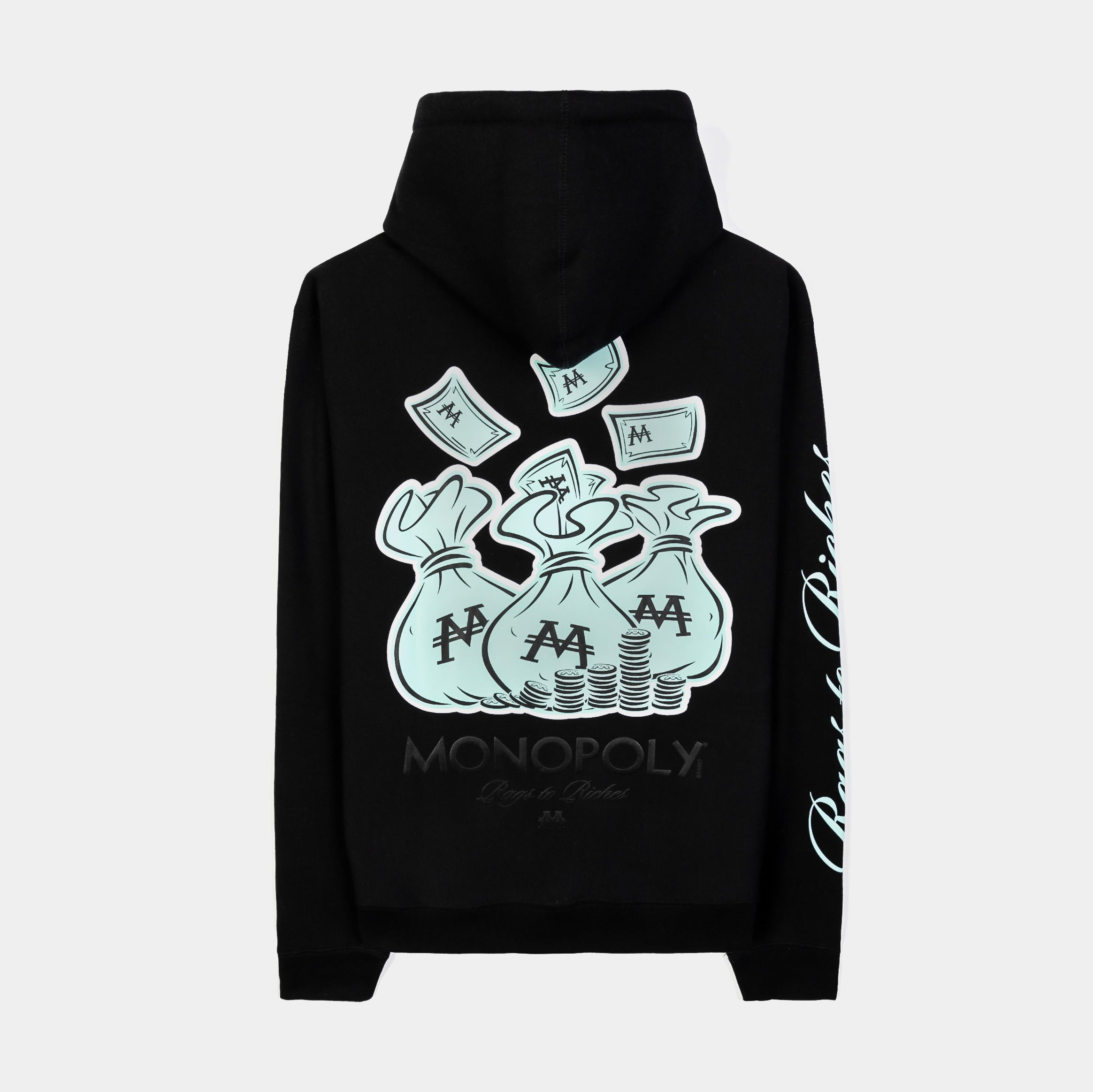 SP x Monopoly Riches Pullover Mens Hoodie (Black/Blue)