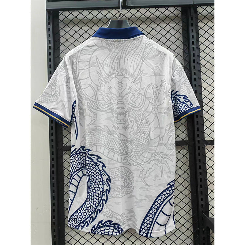 Dragon Pattern Real Madrid Jersey Football Uniform Single Piece Printed Number Amazon Cross-border Generation No. 5 Bellingham