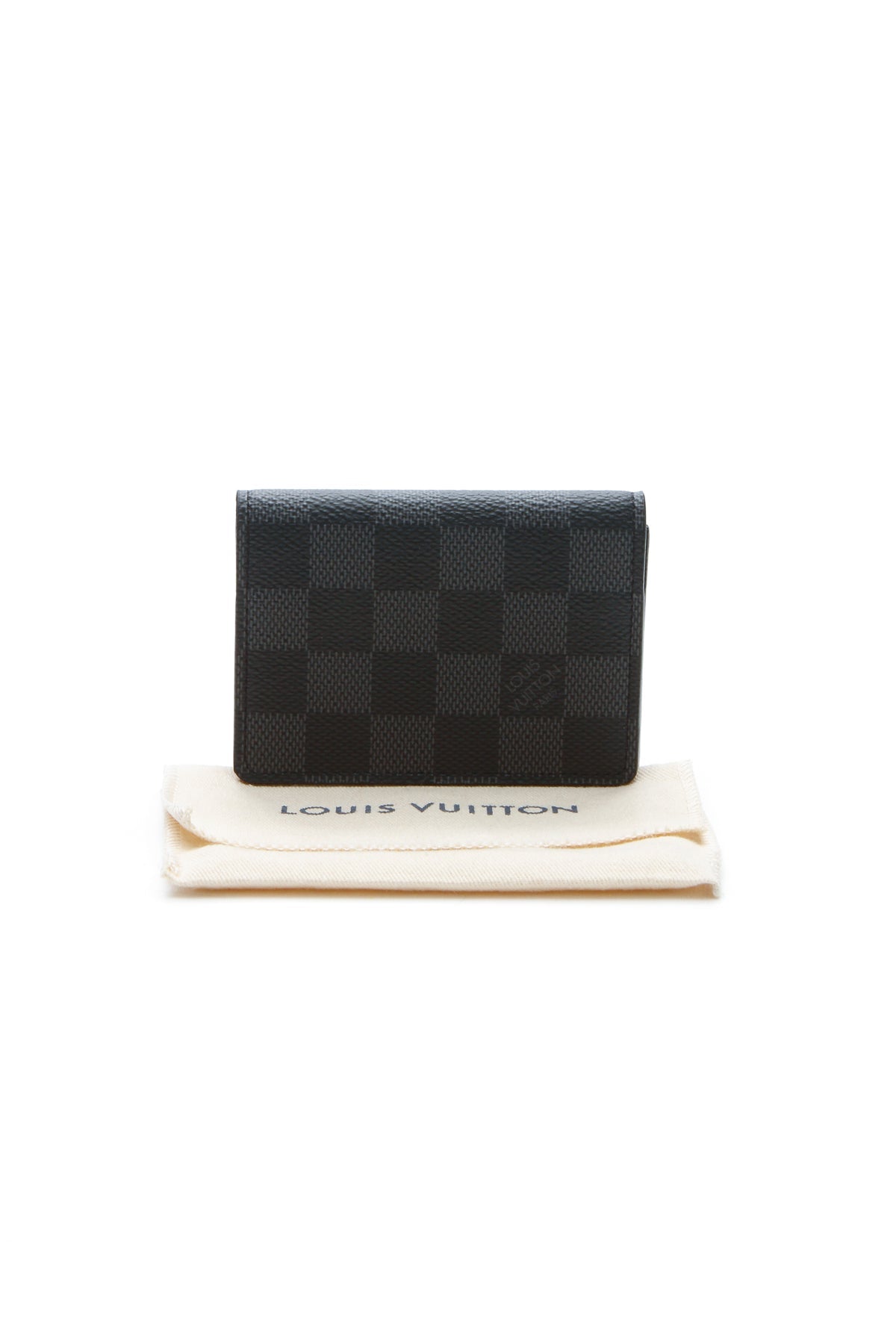 Envelope Business Card Holder - Damier Graphite