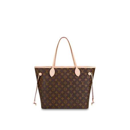 Louis Vuitton NEVERFULL MM Bag Beige