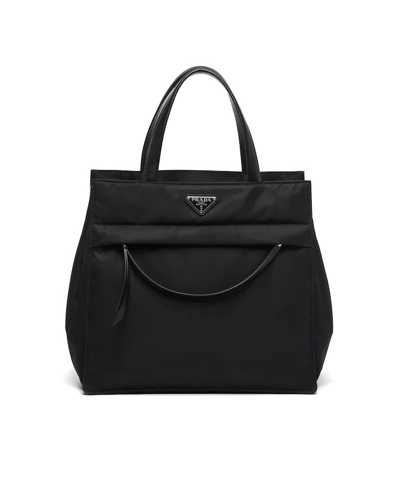 Prada Quilted Nylon Tote Bag