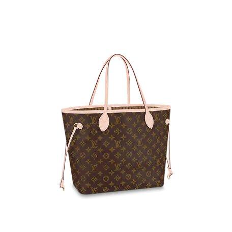 Louis Vuitton NEVERFULL MM Bag Beige