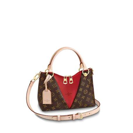 Louis Vuitton V TOTE BB Cerise Red