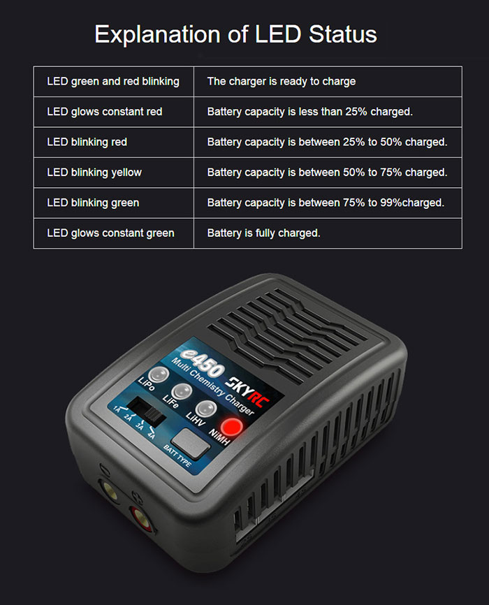 SKYRC E5 2-4S Battery charger