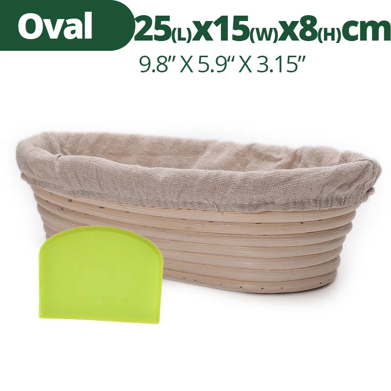 LARGE Bread-Proofing Baskets Oval & Round
