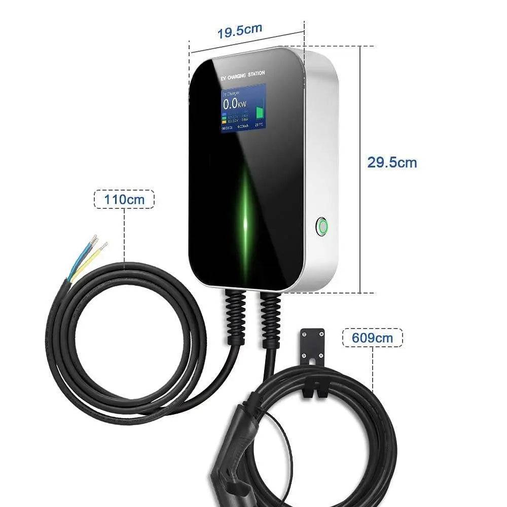 EV Charger (Eletric Car Charger) EVSE Wallbox Charging Station with Cable for Audi / Mercedes-Benz/ Smart Car