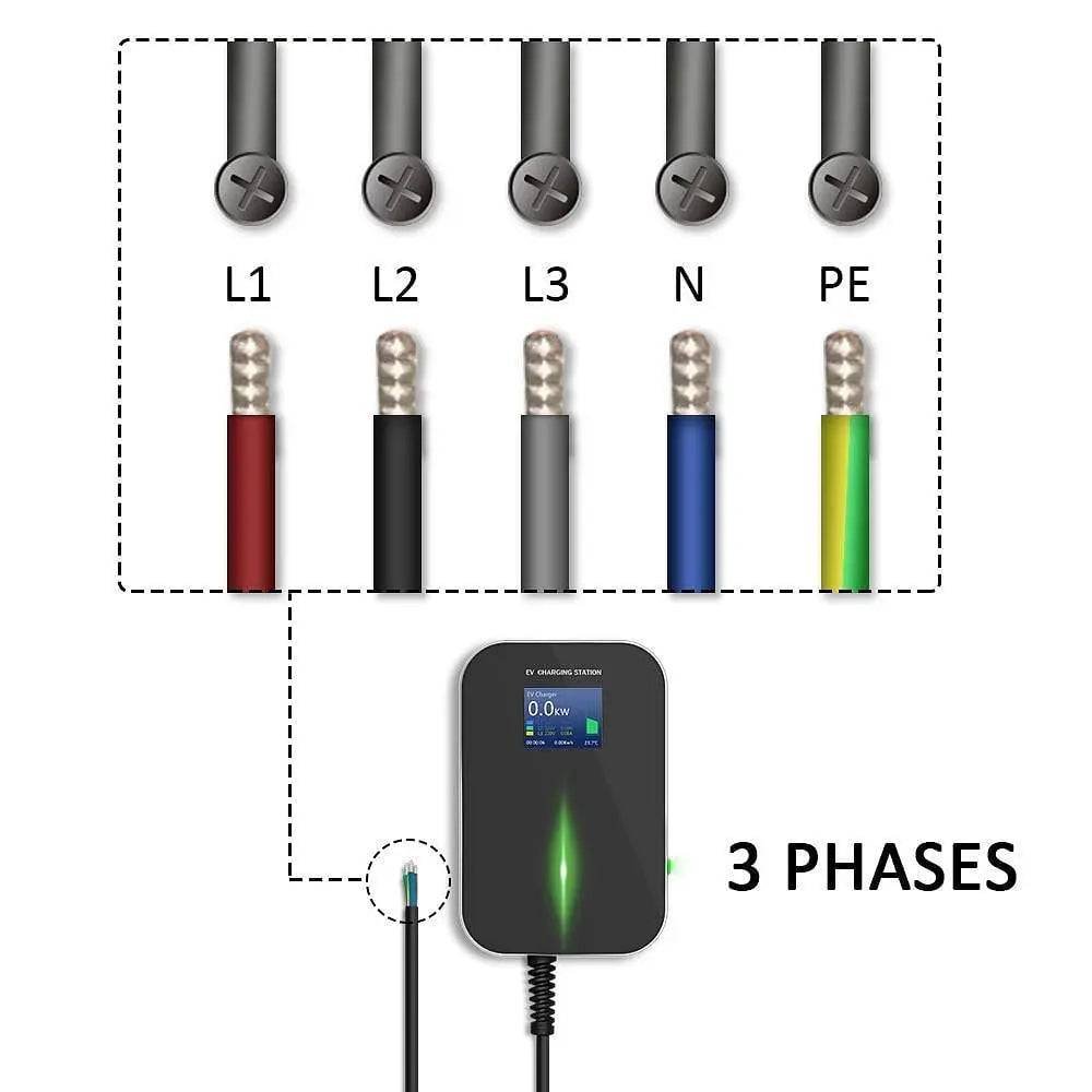 EV Charger (Eletric Car Charger) EVSE Wallbox Charging Station with Cable for Audi / Mercedes-Benz/ Smart Car