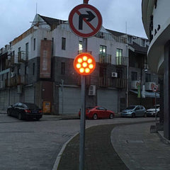 Sunflower Solar Warning Flash Light