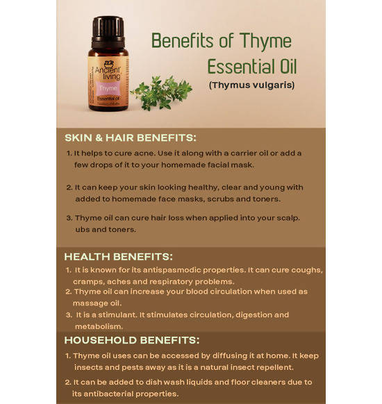 Ancient Living Thyme Essential Oil