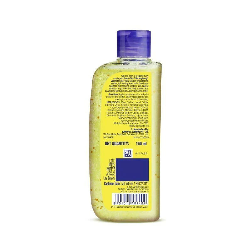 Clean and Clear Morning Energy Lemon Face Wash