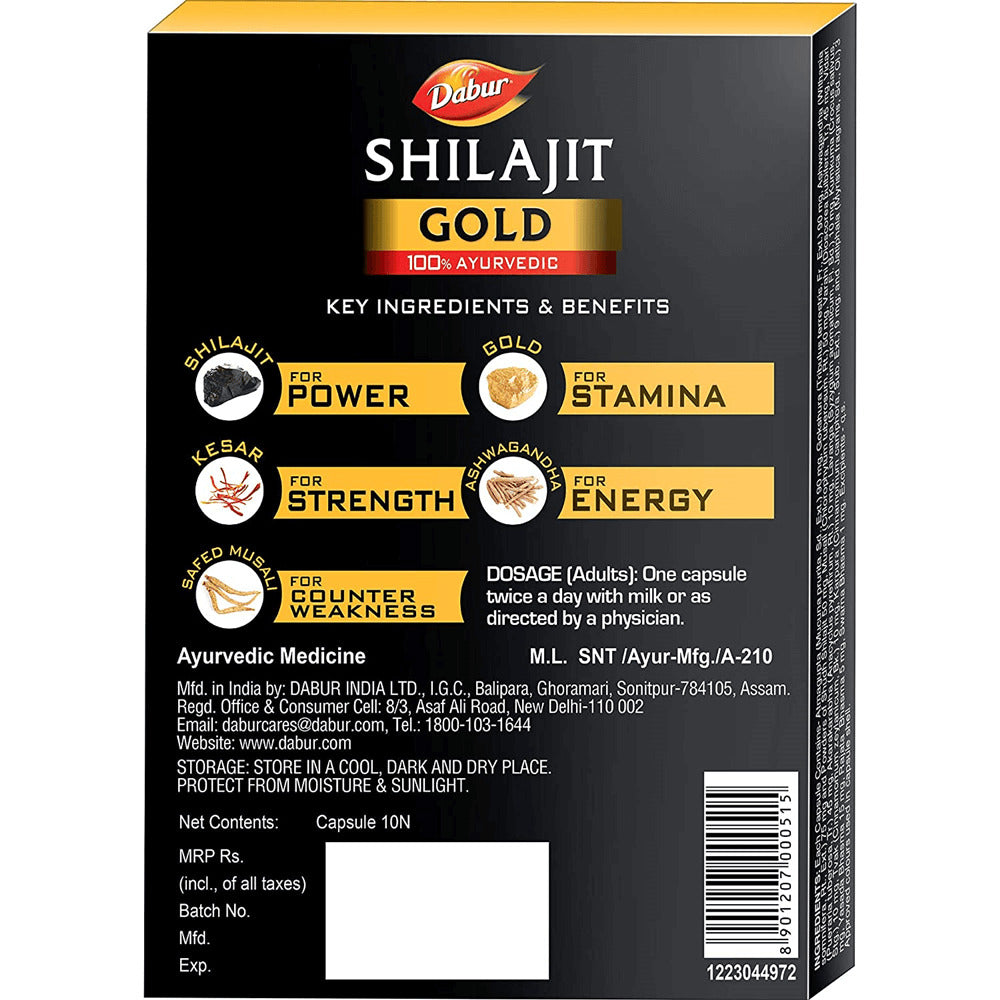 Dabur Shilajit Gold Caps