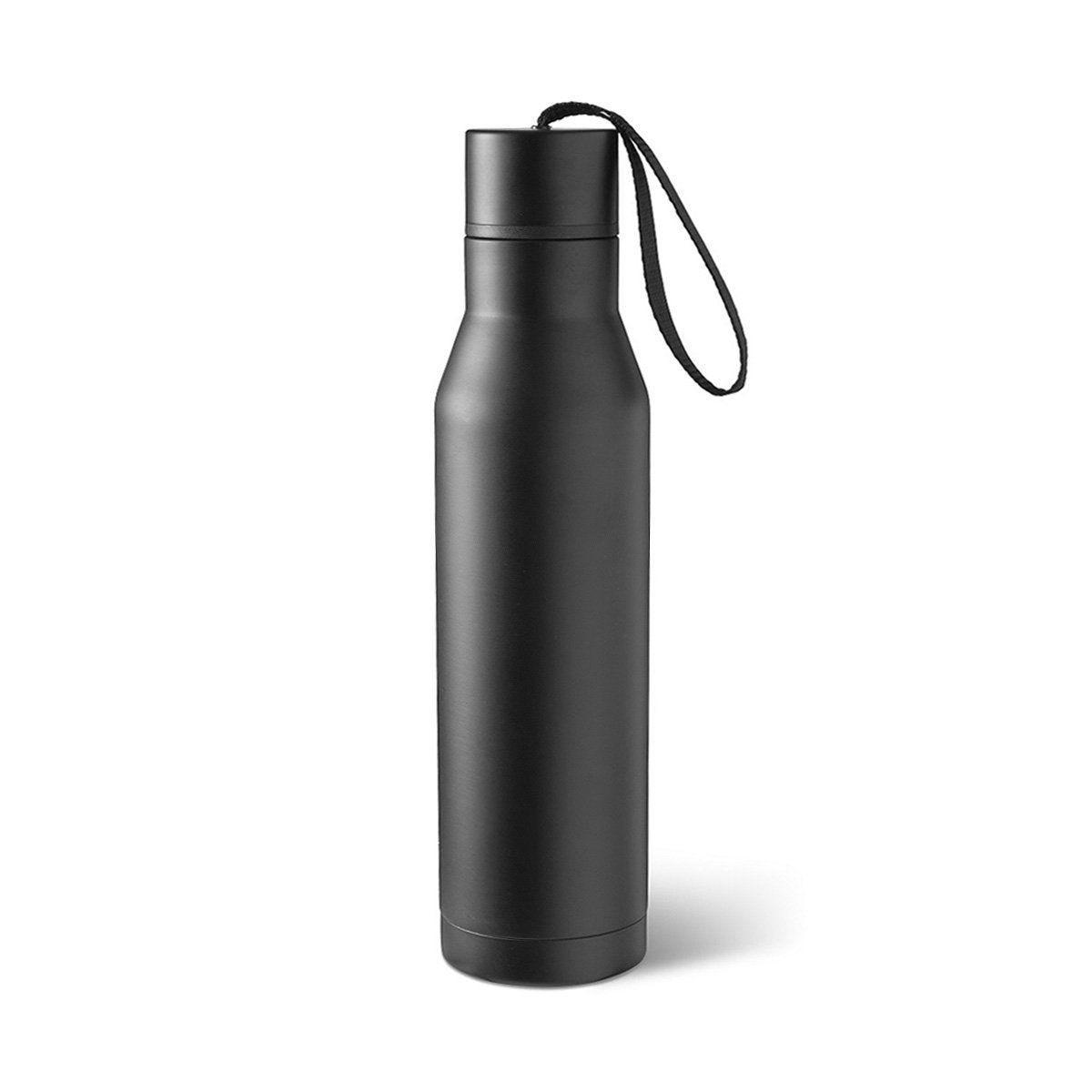 Personalized Black Insulated Stainless Steel Water bottle