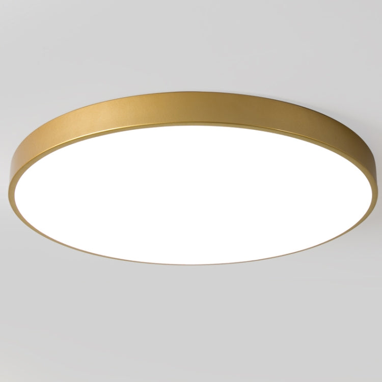 Macaron LED Round Ceiling Lamp, White Light, Size:78cm(Gold)