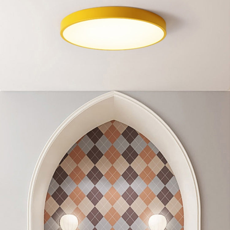 Macaron LED Round Ceiling Lamp, White Light, Size:78cm(Gold)