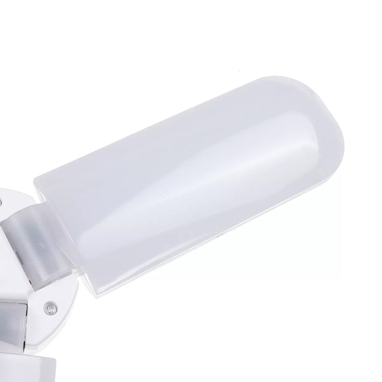 45W E27 LED Bulb SMD2835 228leds Super Bright Foldable Fan Blade Angle Adjustable Ceiling Lamp Home Energy Saving Lights(Warm White)