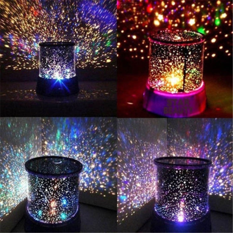 2 PCS Star Master USB Projection Lamp Romantic Starry Sky LED Night Light(Black)