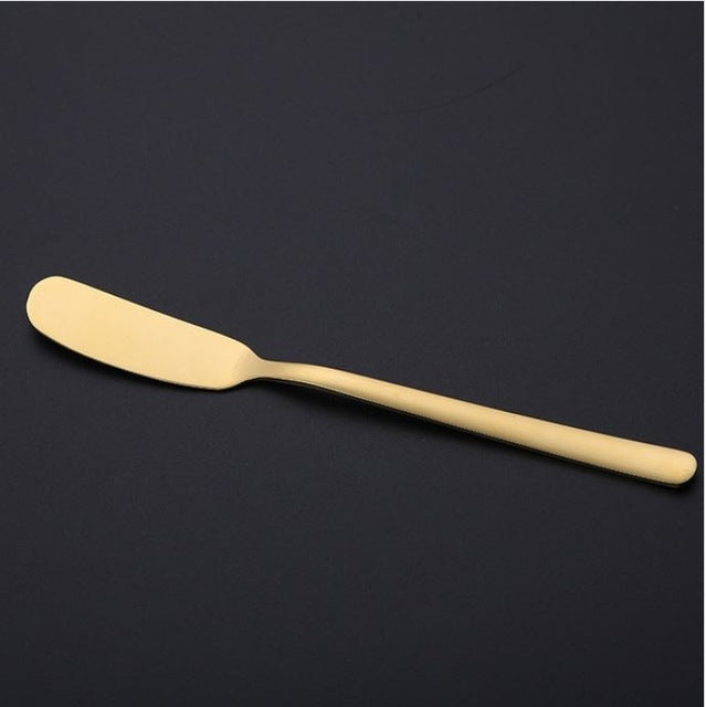 Stainless Steel Butter Knife(Gold)