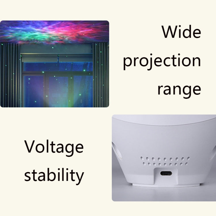 SC523-Z01 Smart Speaker Control Nebula Projector Light Help Sleep Bedroom Children Night Light, Light color: WiFi Intelligent Style