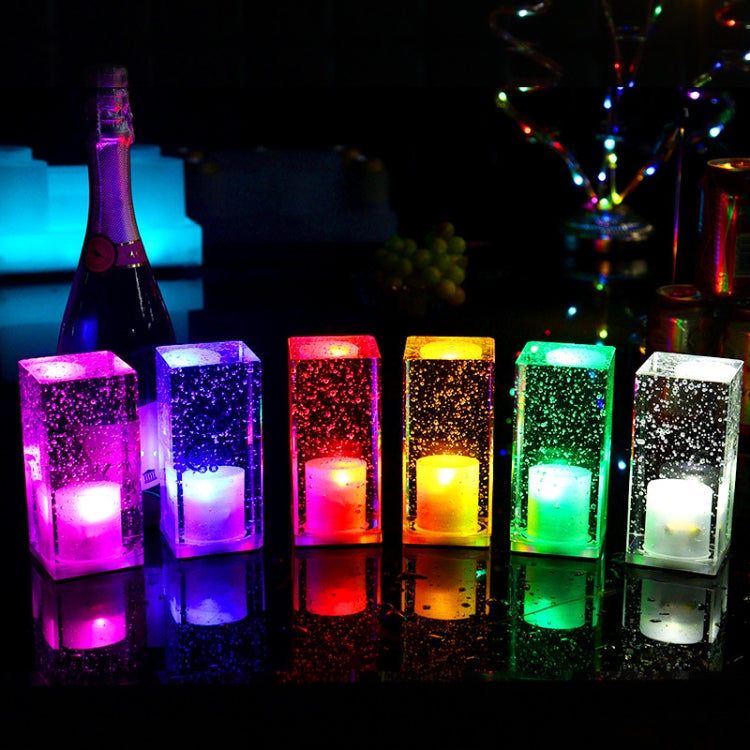 Colorful LED Crystal Lamp Bar Atmosphere Decorative Light, Plug Type:AU Plug(Green Light)