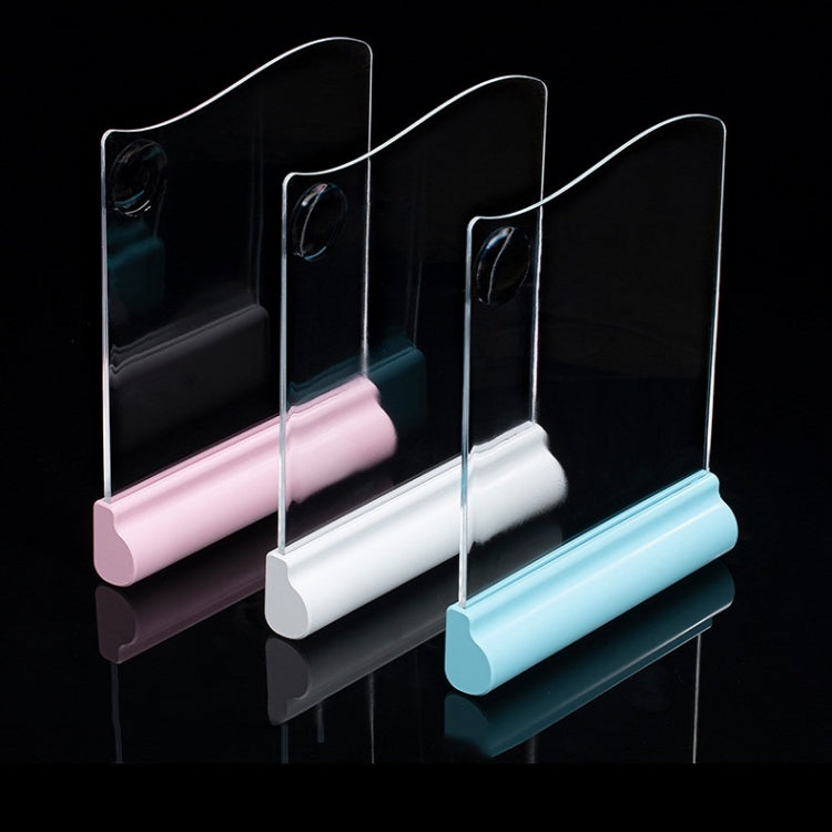 LED Acrylic Plate Eye Protection Night Reading Lamp(Pink)