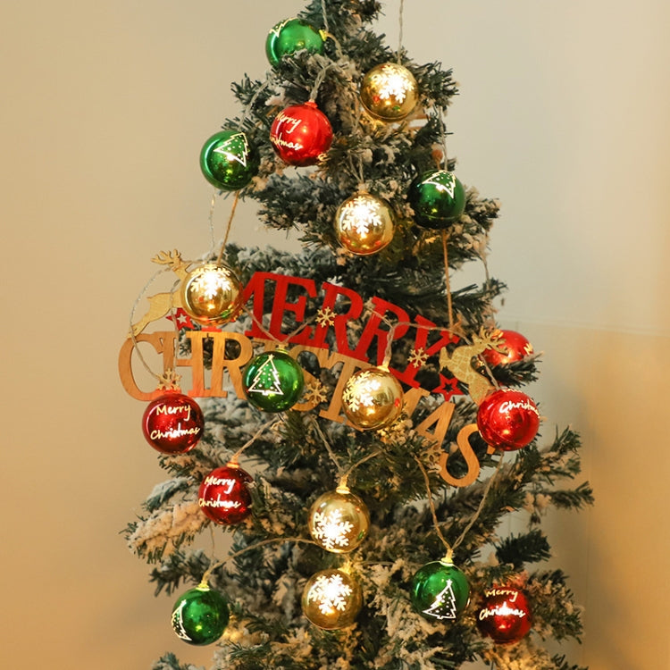LED Christmas Decorative Ball Lights Scene Arrangement Lantern String, Spec: Battery Type 3m(Pentagram)