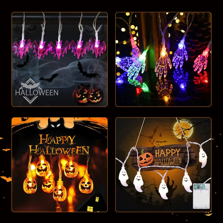 Colorful 1.5m 10LEDs Halloween LED Cartoon Atmosphere Decorative Light String(Purple Spider)