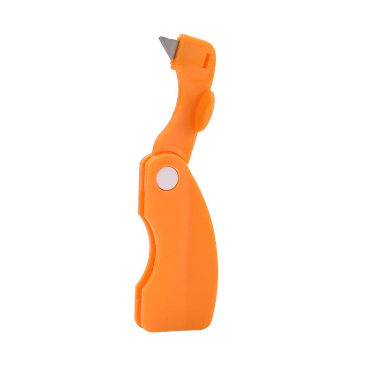 Foldable Orange Peeler Stripper Peeling Knife Kitchen Tool(Orange)