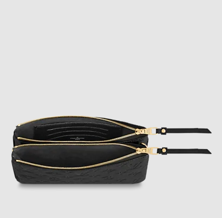 Double Zip Pochette  Material