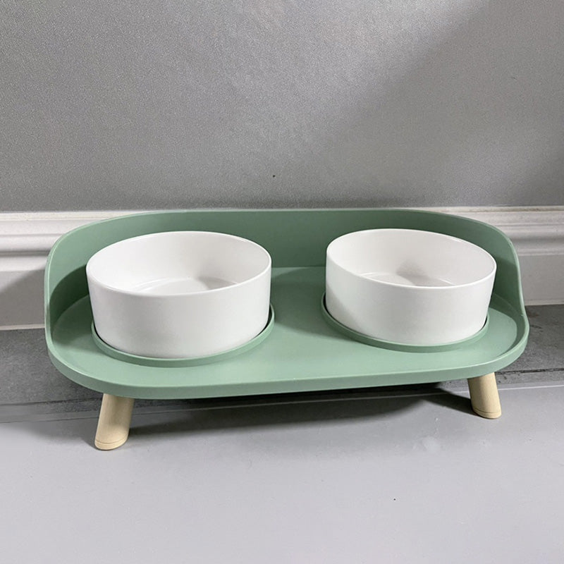 Ceramic Cat Bowl Protect Cervical Vertebra Double Bowl Food Bowl Cat Food Bowl Dog Bowl Dog Bowl Pet Products