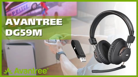 Bluetooth headphones for Ps5 with microphone no audio lag