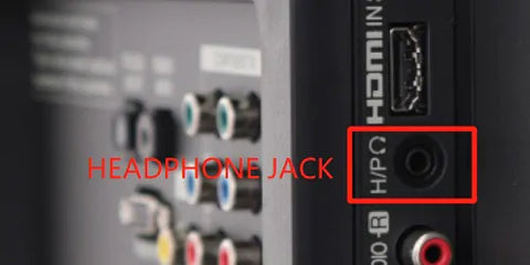 Headphones that can use with TV headphone jack