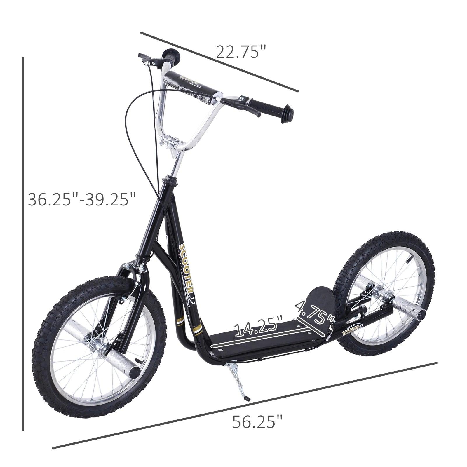 Youth Scooter Teen Kick Scooter Kids Children Stunt Scooter Bike Bicycle Ride On 16