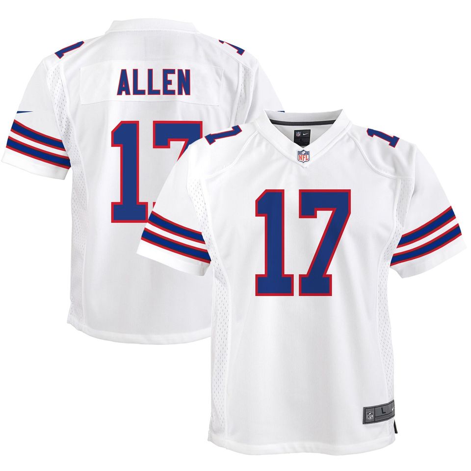 Josh Allen Buffalo Bills Nike Youth Game Jersey - White