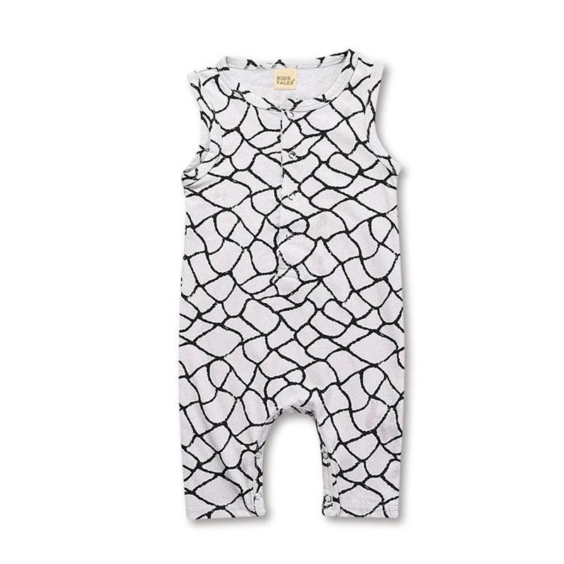 Adorable Baby Boy Sleeveless Jumpsuit Clothes
