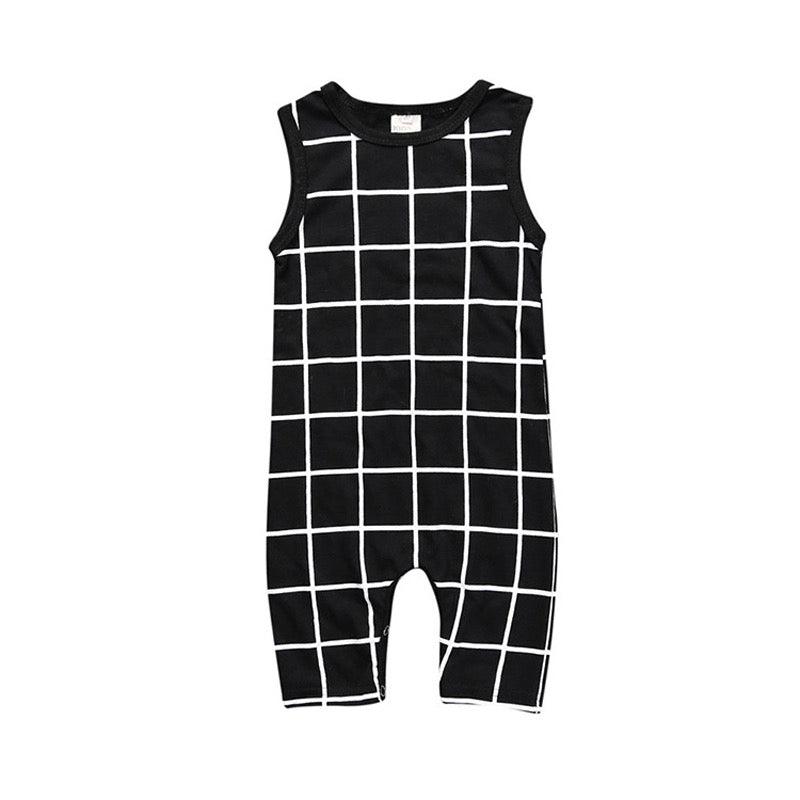 Adorable Baby Boy Sleeveless Jumpsuit Clothes