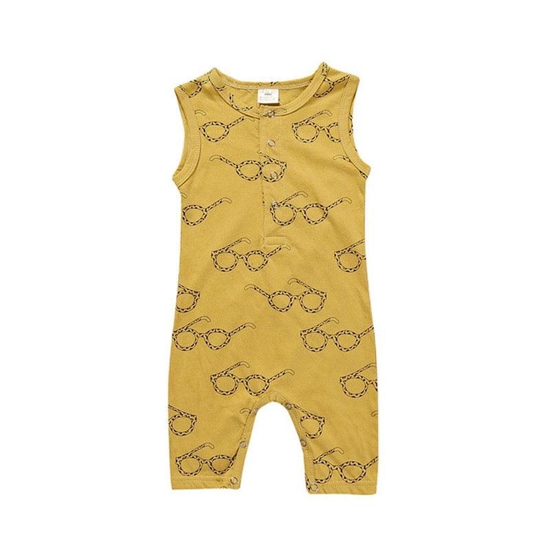 Adorable Baby Boy Sleeveless Jumpsuit Clothes