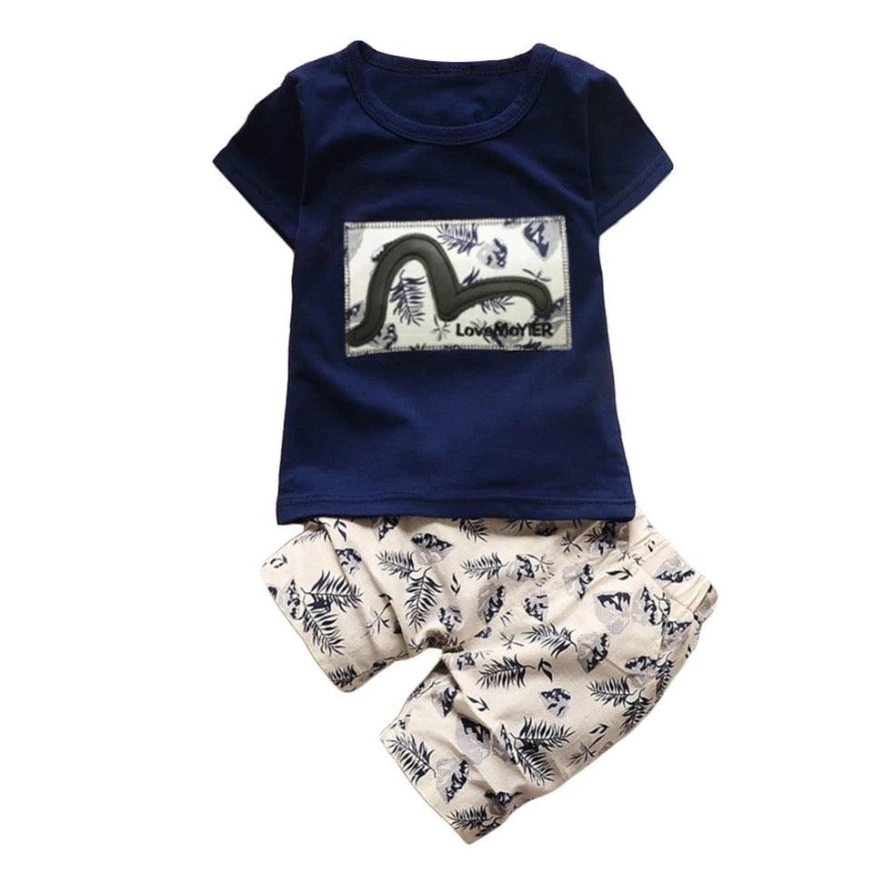 Baby Boy Design Short Sleeve T-Shirt Outfit Clothes